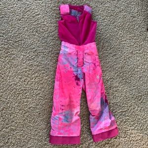 Girls size 5T bibs/overalls.  Really good condition.  Used one season.